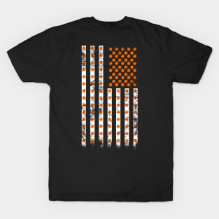 American Shamrock Flag (Orange) T-Shirt